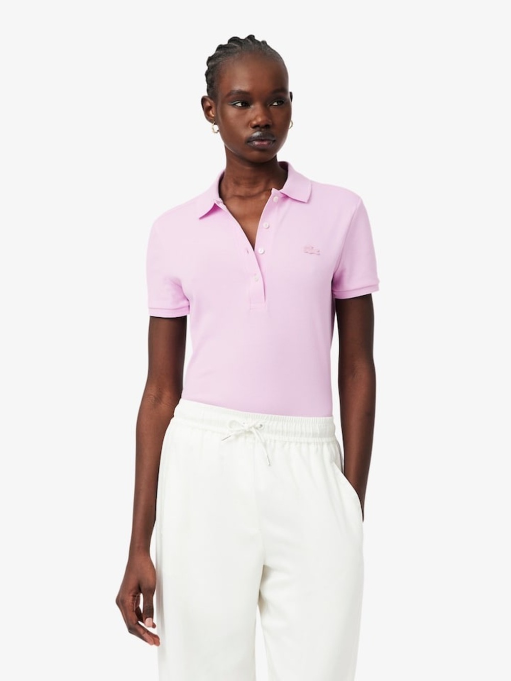 Lacoste Women's L.12.D Slim Fit Stretch Mini Piqué Polo